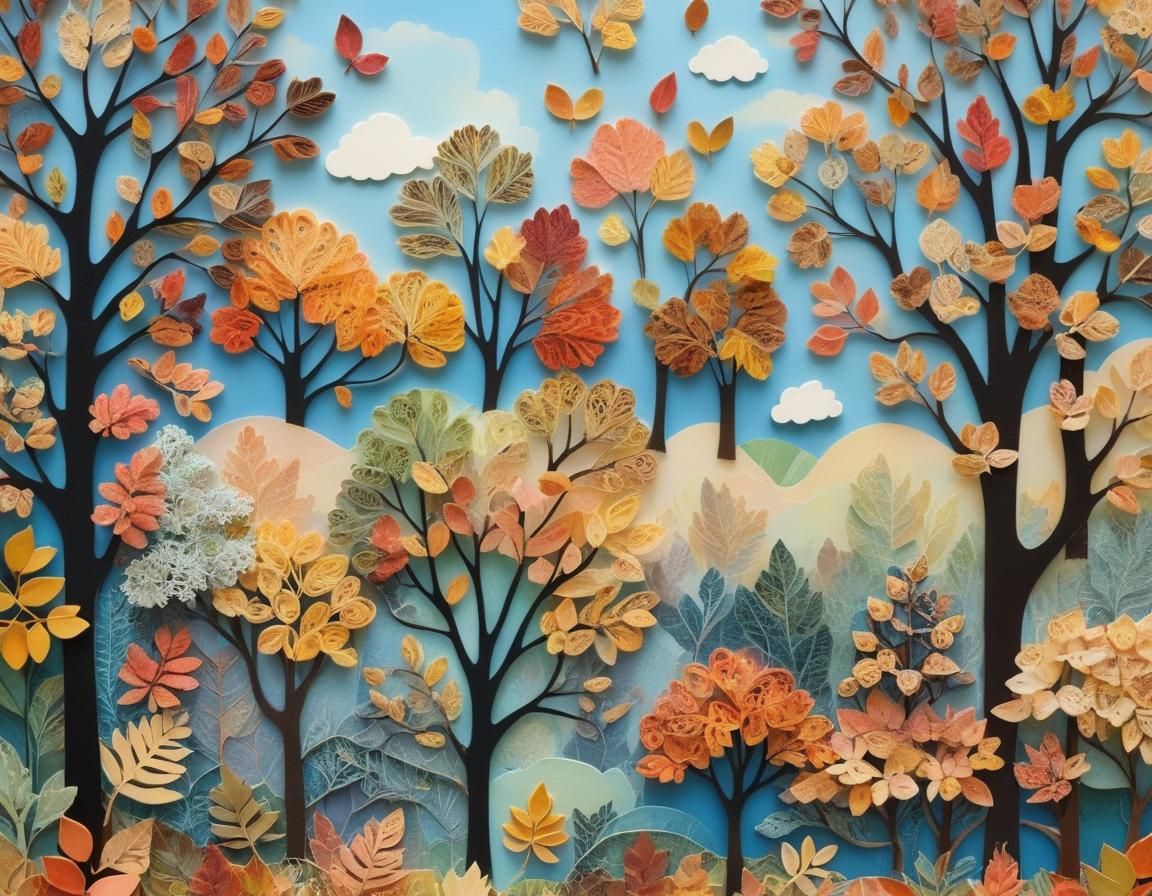 🍂🌾 ᴀᴜᴛᴜᴍɴᴀʟ ᴘᴀᴘᴇʀ ᴀʀᴛ 🍁🍃