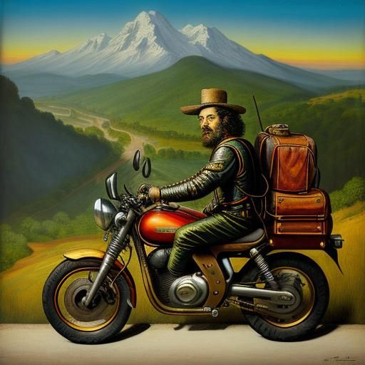 Horse rider with no horse