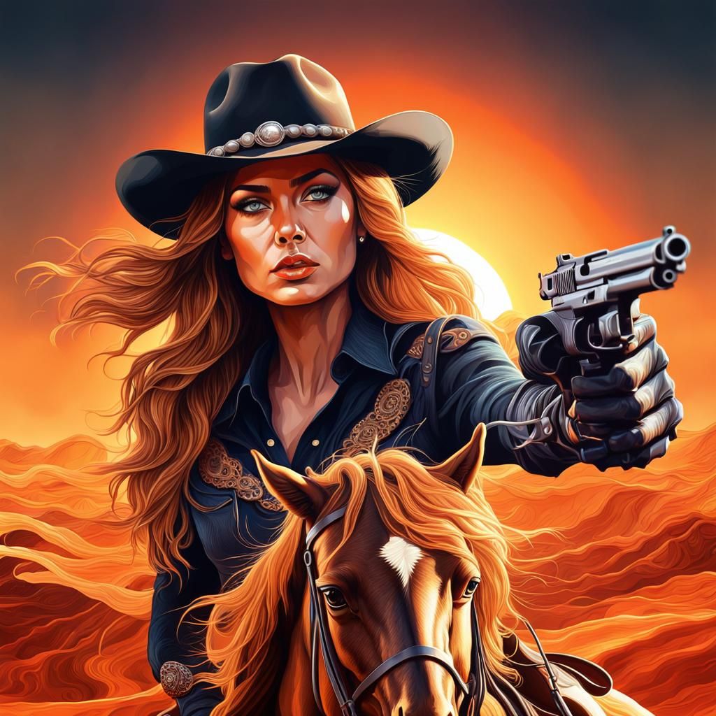 Gunslingers & Outlaws - AI Generated Artwork - NightCafe Creator