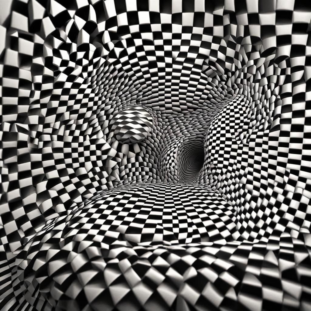 Optical illusion   by @KF