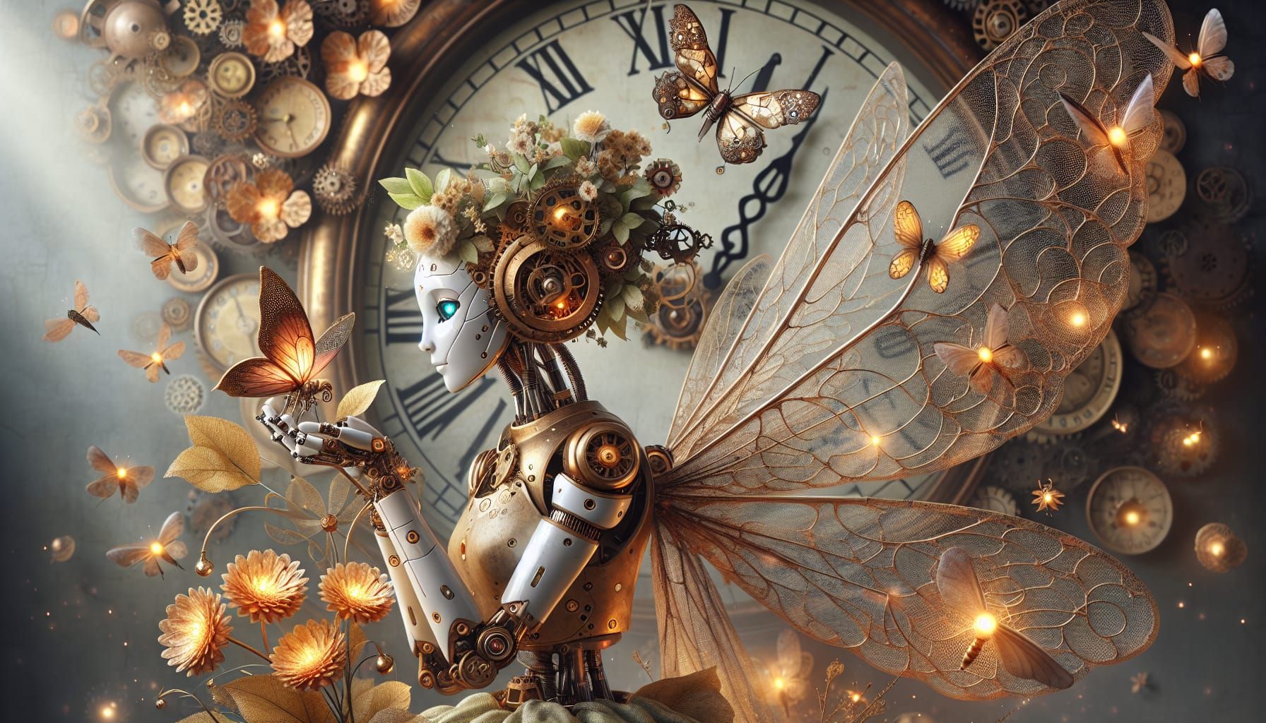 Android Fairy & Butterflies