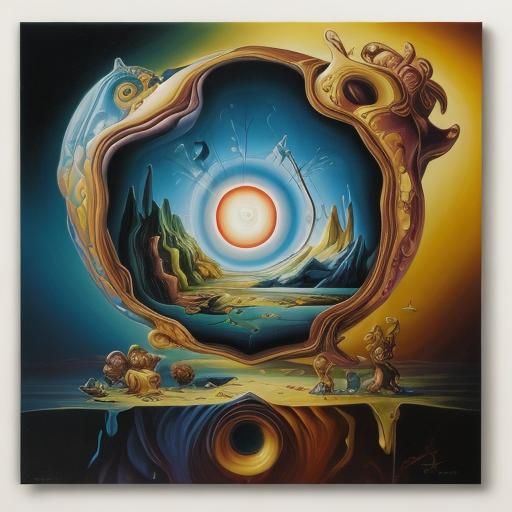 Epic Cosmic Battle Scene in Hyperrealistic 3D