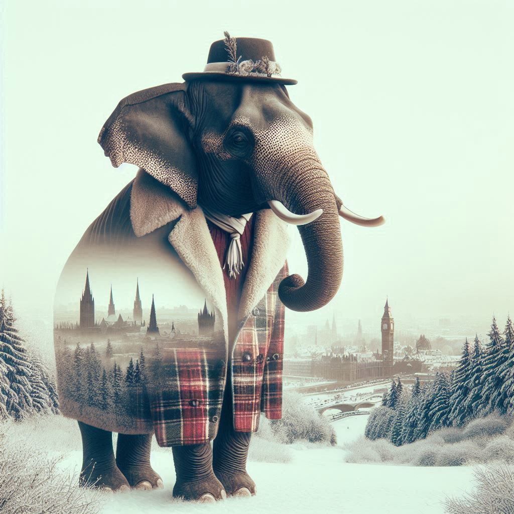 double exposure beautiful fantasy DALL-E 3 portrait landscape..