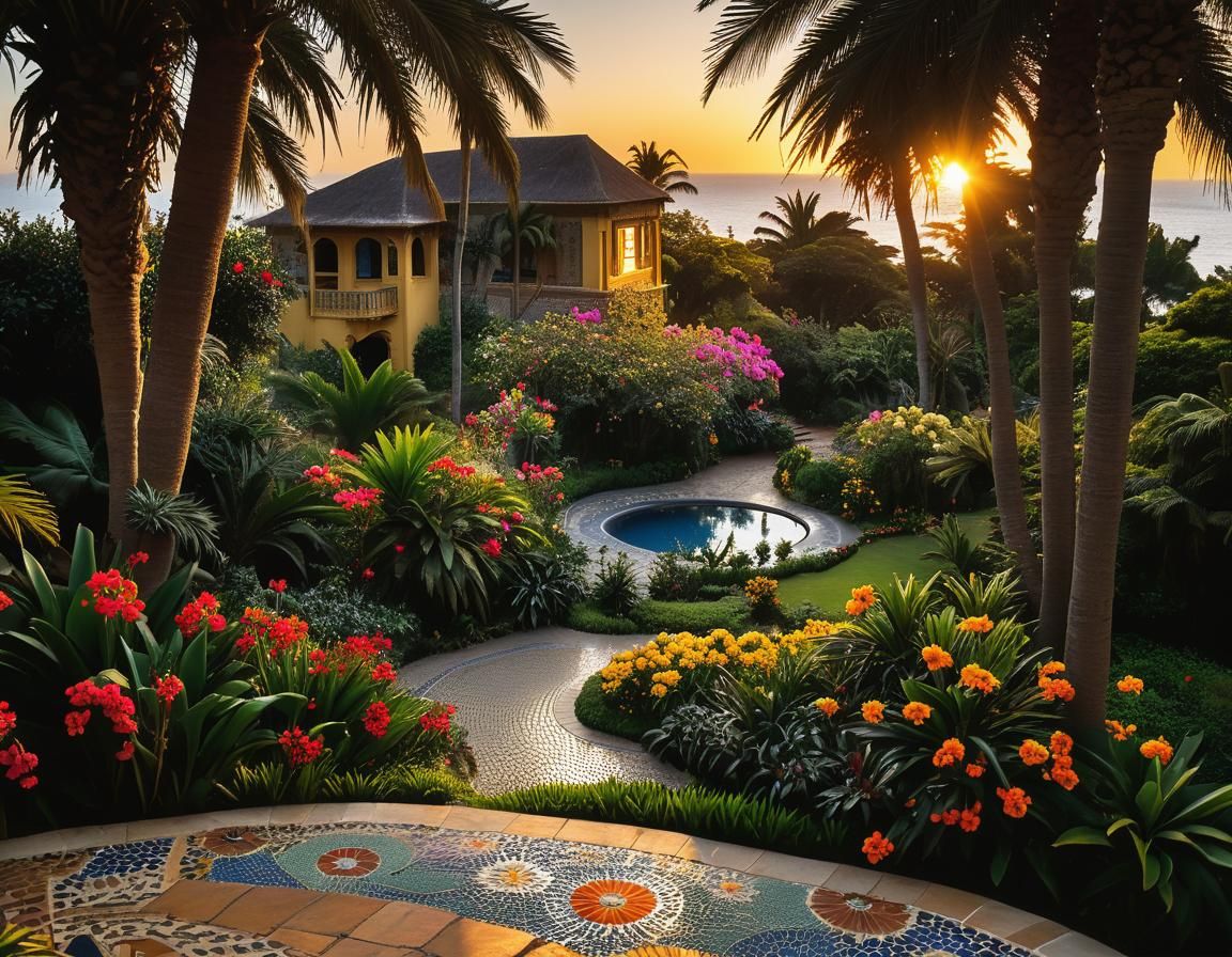 Tropical garden