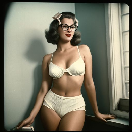 1950's wife candid photo