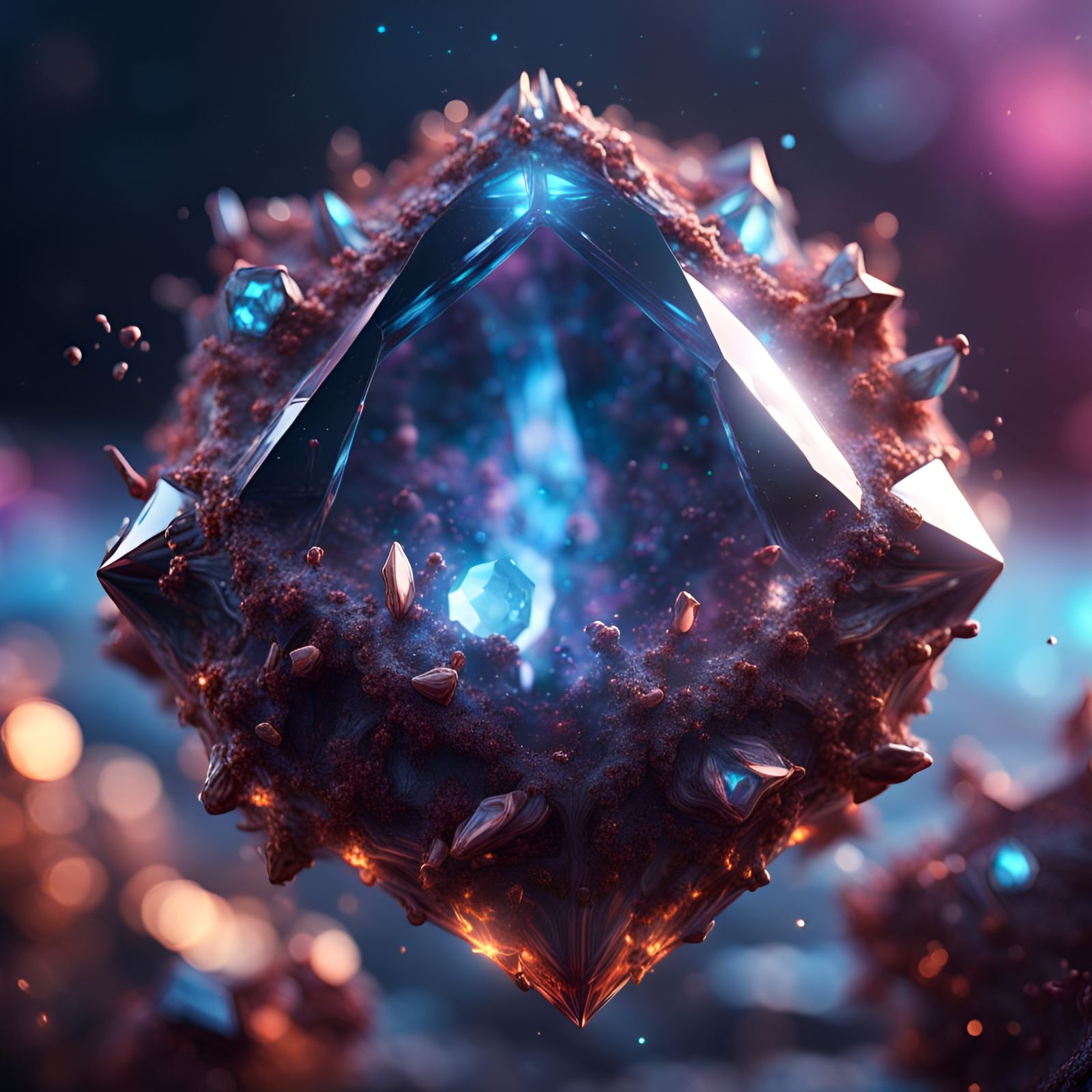 cosmic diamond in the ruff. - AI Generated Artwork - NightCafe Creator