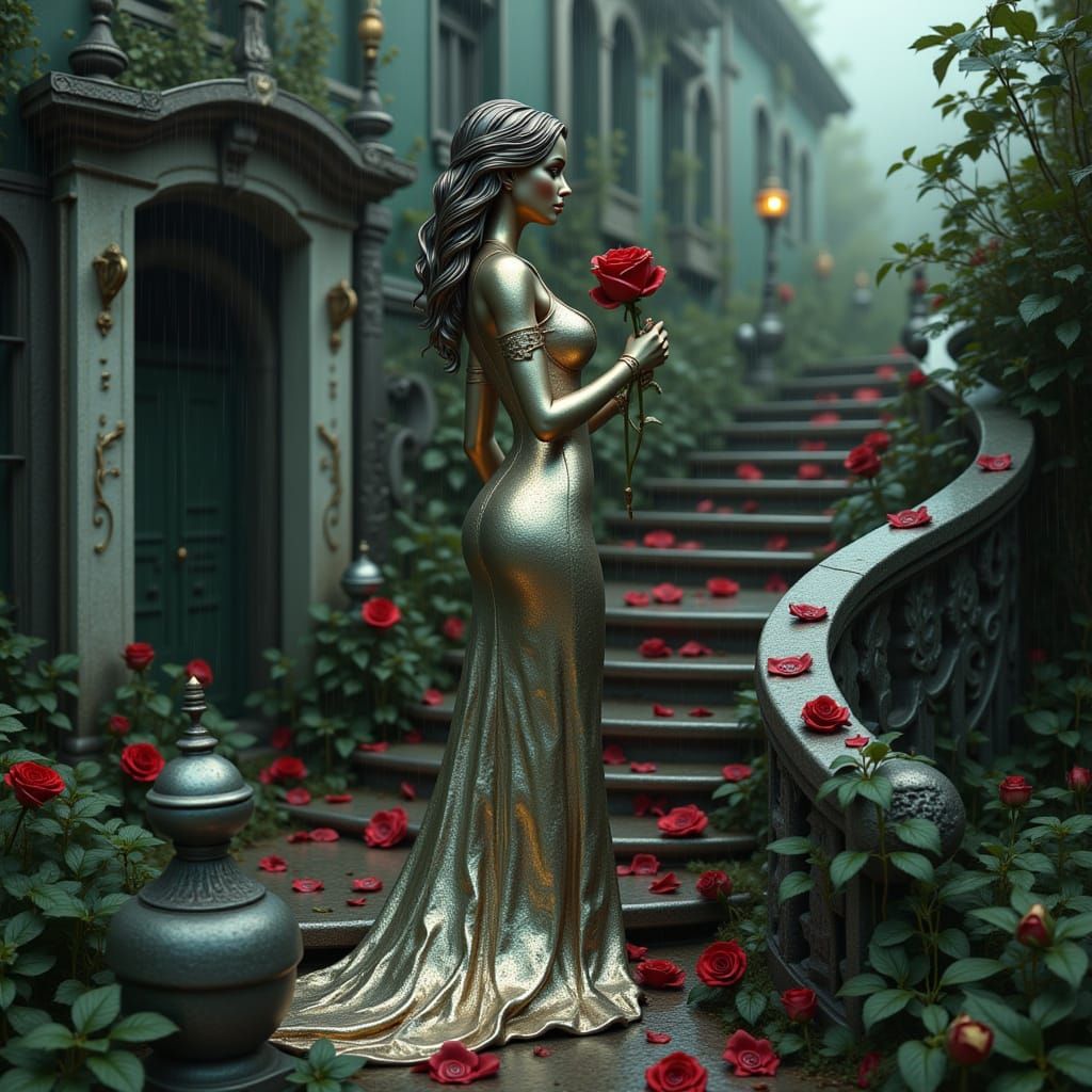 <lora:Art Metal flux:1.0>