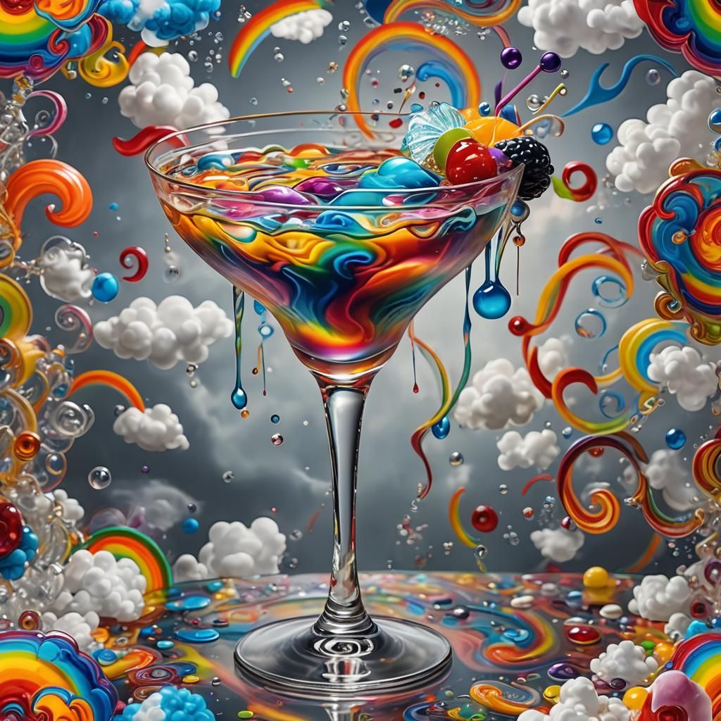 rainbow cocktail
