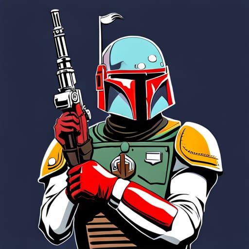 Boba Fett - AI Generated Artwork - NightCafe Creator