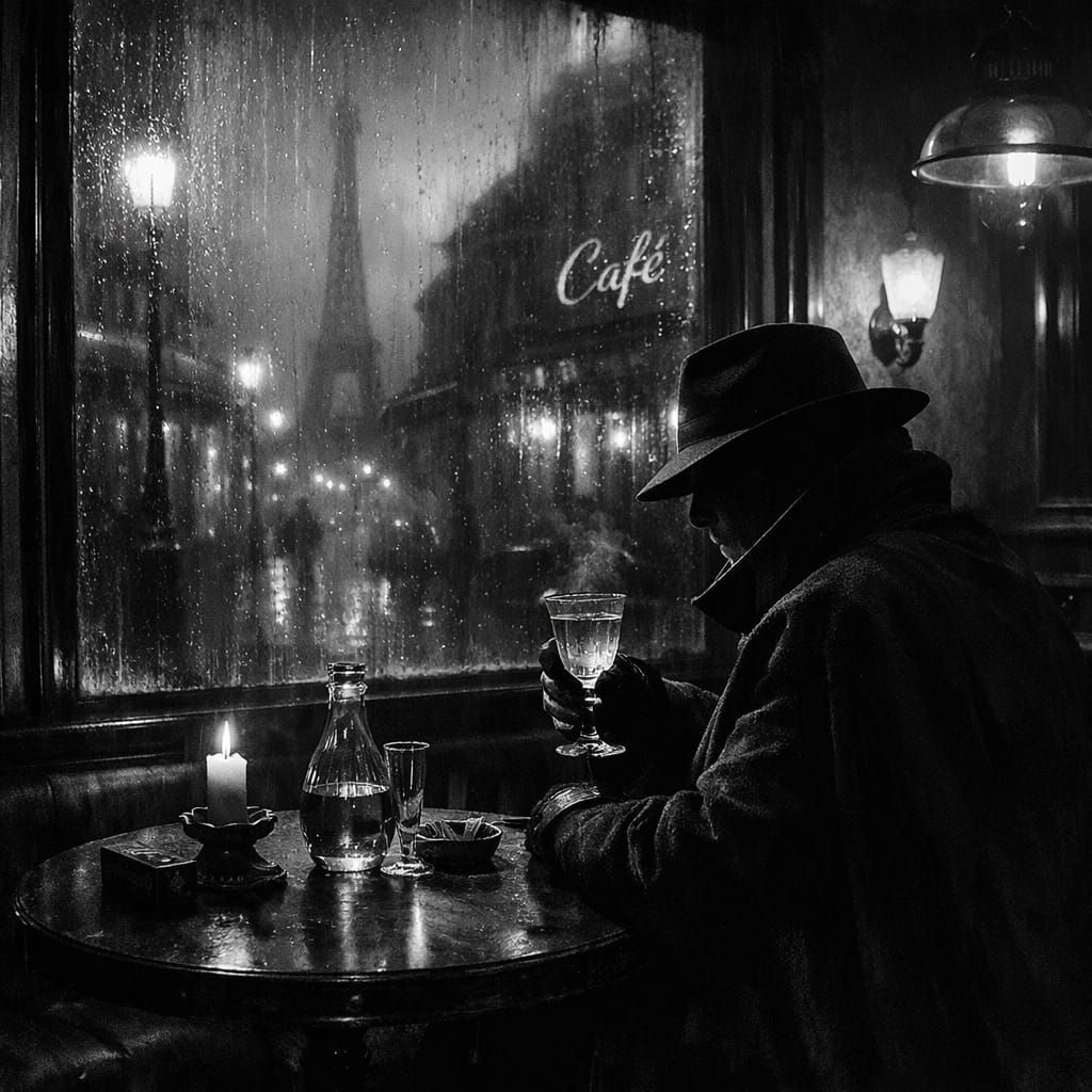 A quiet cafe night...  by @Maxswell