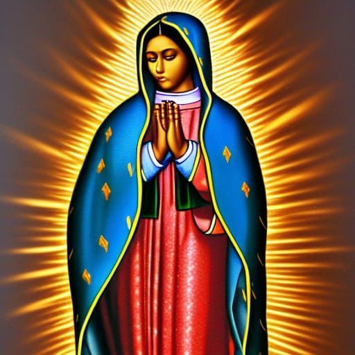 our lady of Guadalupe - AI Generated Artwork - NightCafe Creator