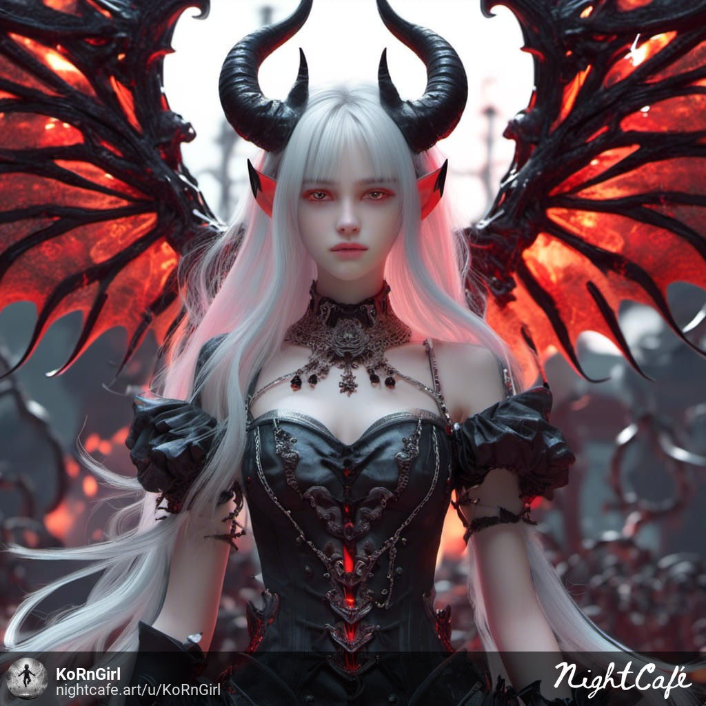 Anime Seductive Demon Girl