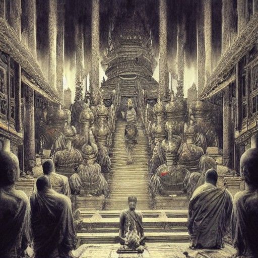 Thailand funeral in the buddist temple#2