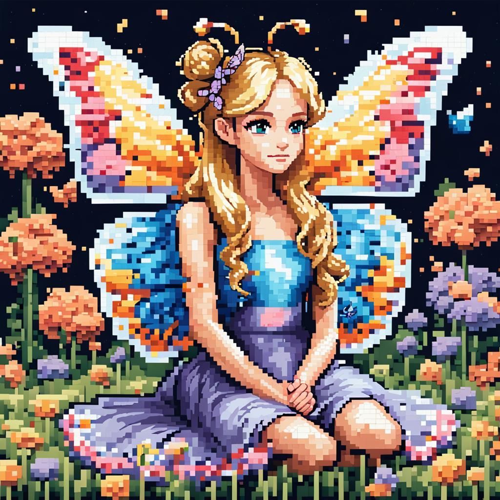 Pixelated Fairy  by @Brenda G