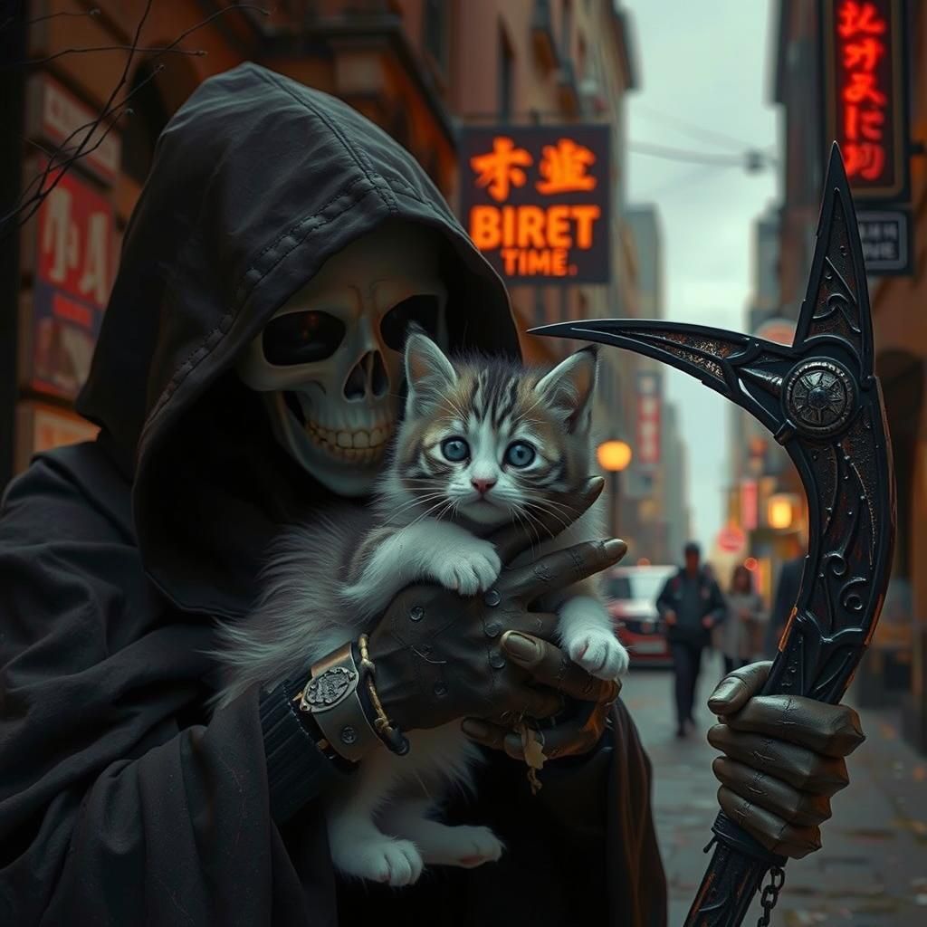 Don't worry, little one. No cars will hurt you ever again. You're safe in my arms.  by @NSArt