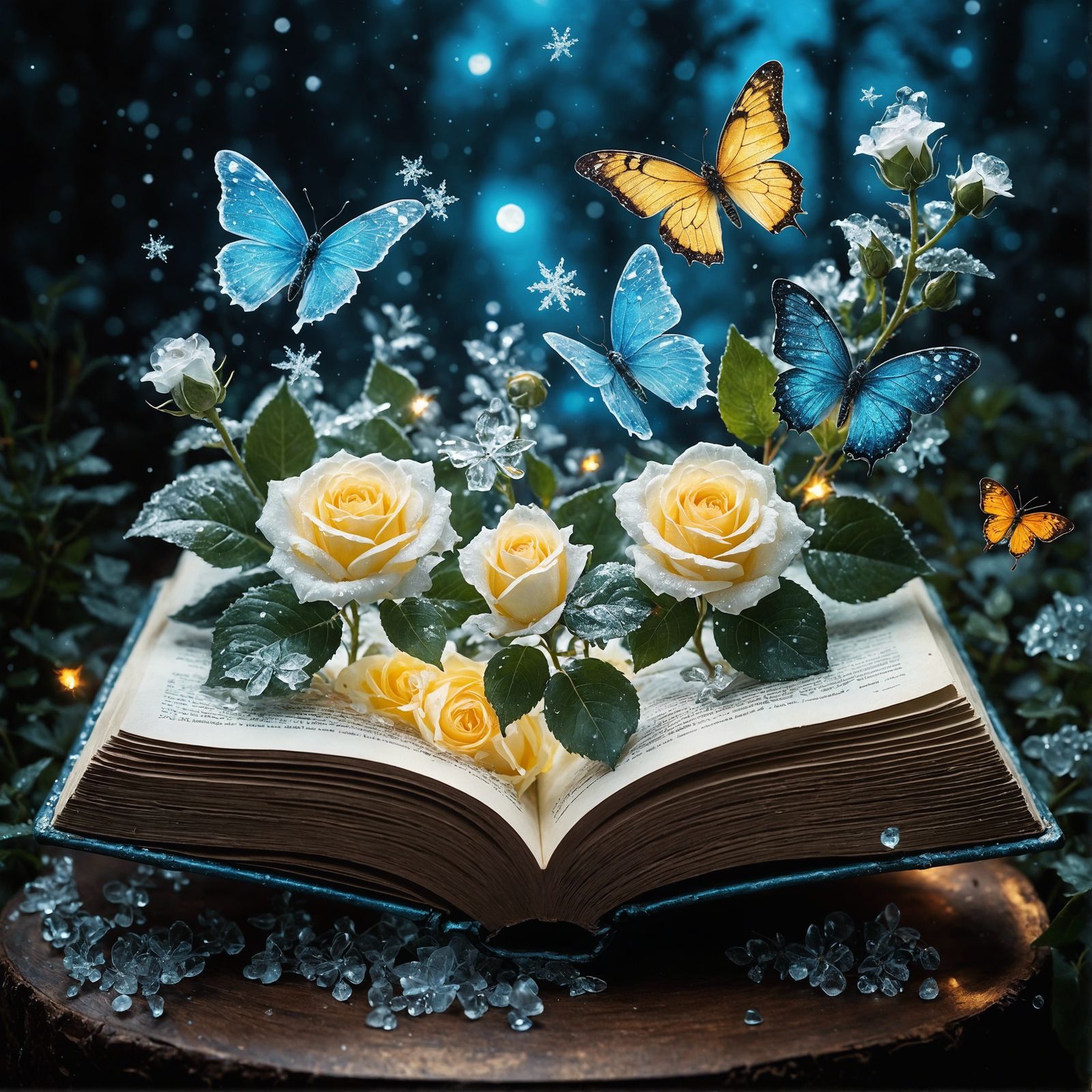 Book of frozen spring dreams 🦋