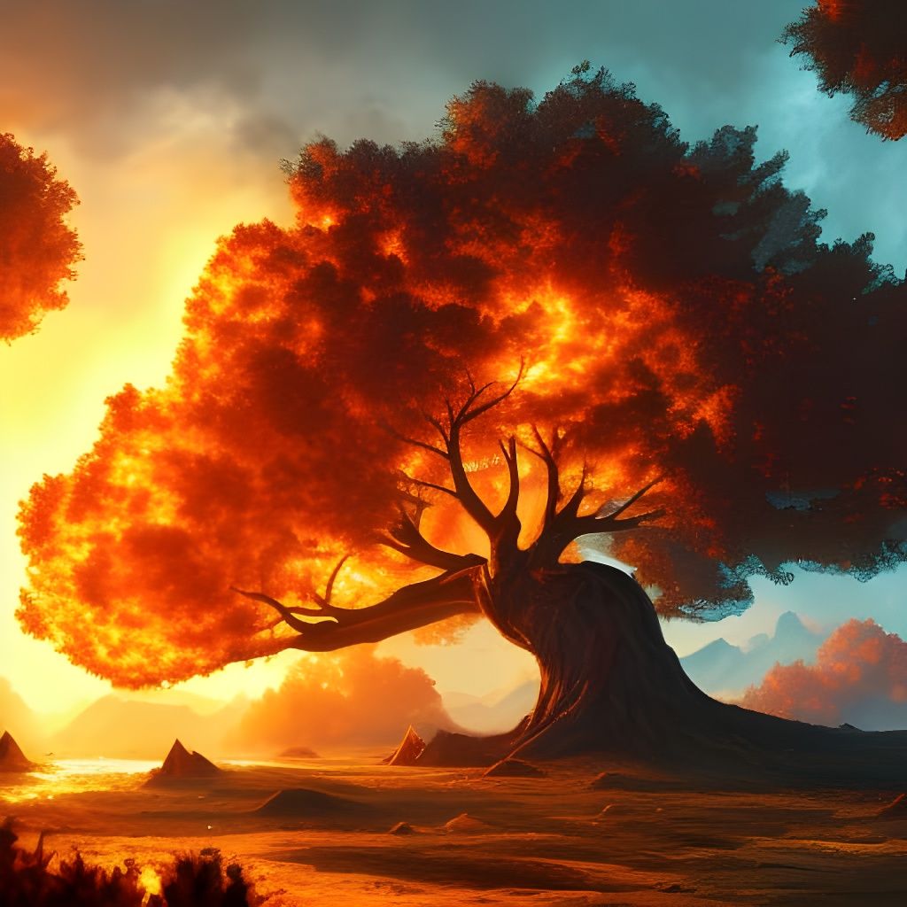 Amber Tree  by @Draek