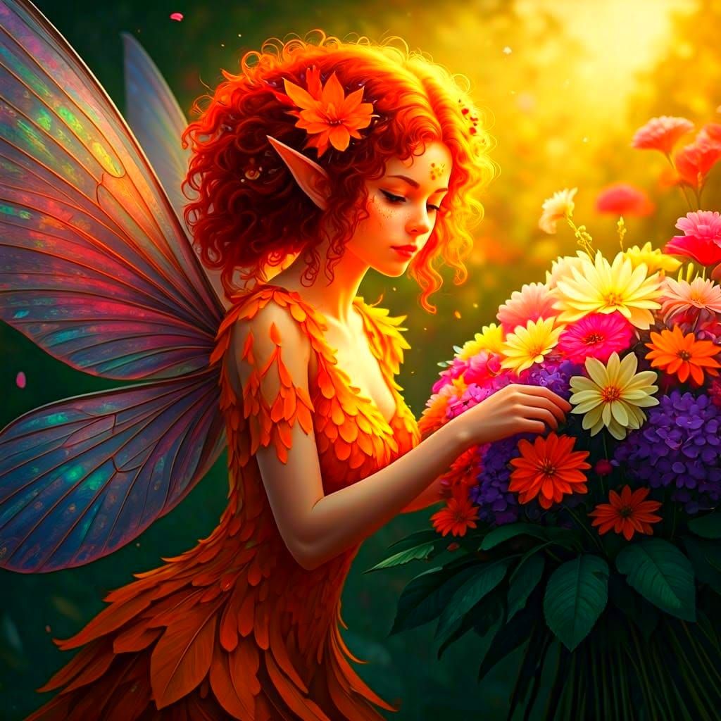 THE LOVELY FAIRY'S FLOWERS