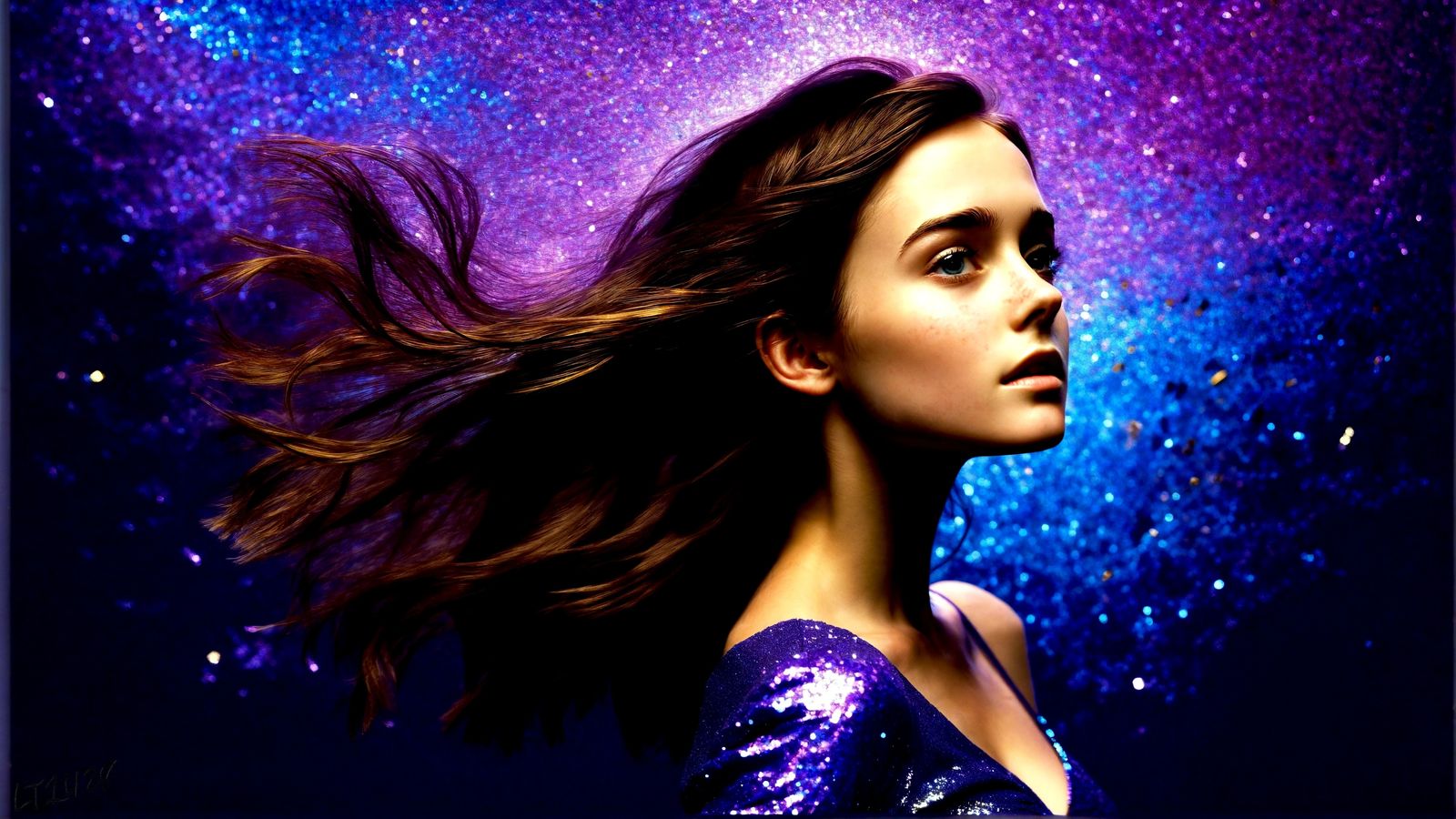 Rumi Ren - Glitter in the air series.