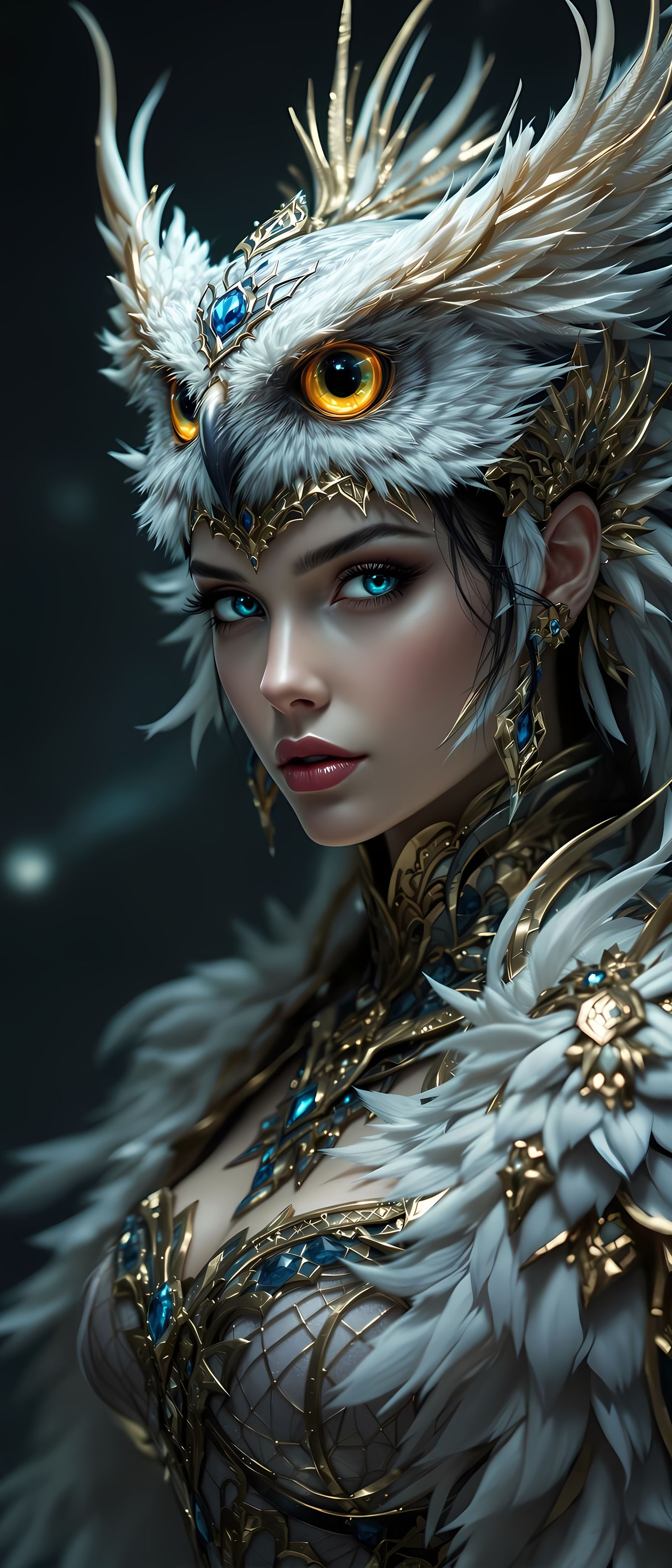 Feathered and Fierce  by @Runarguten