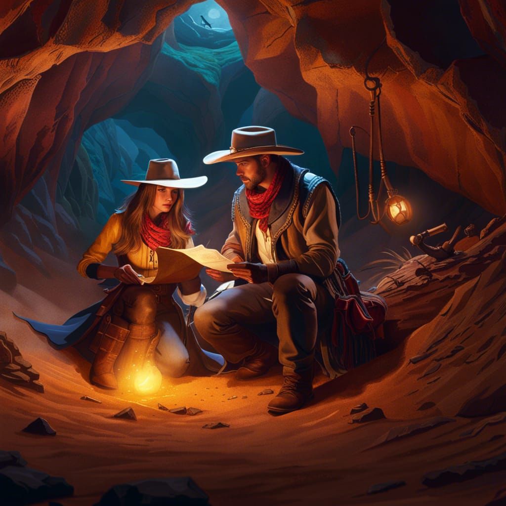 Desert Treasure Hunt  by @Riangwalee