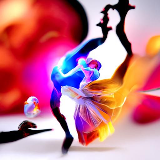Breathing in unison dancing ballet in a music box life 8k re...