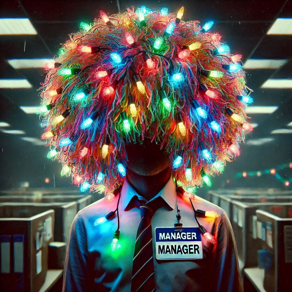 Office Manager in Christmas Mode