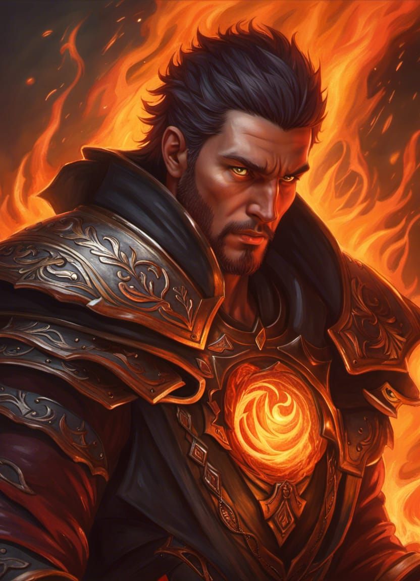 Pyromancer's Curse - AI Generated Artwork - NightCafe Creator