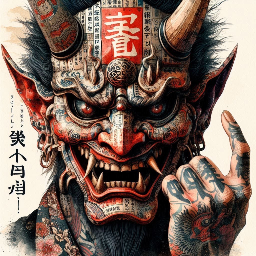 Oni Mask Yakuza