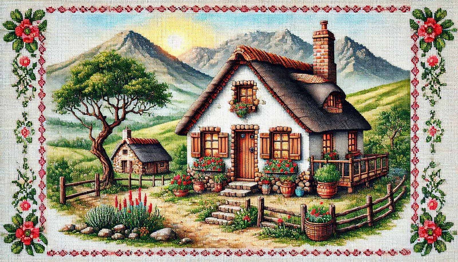 Cross-stitch Cottage
