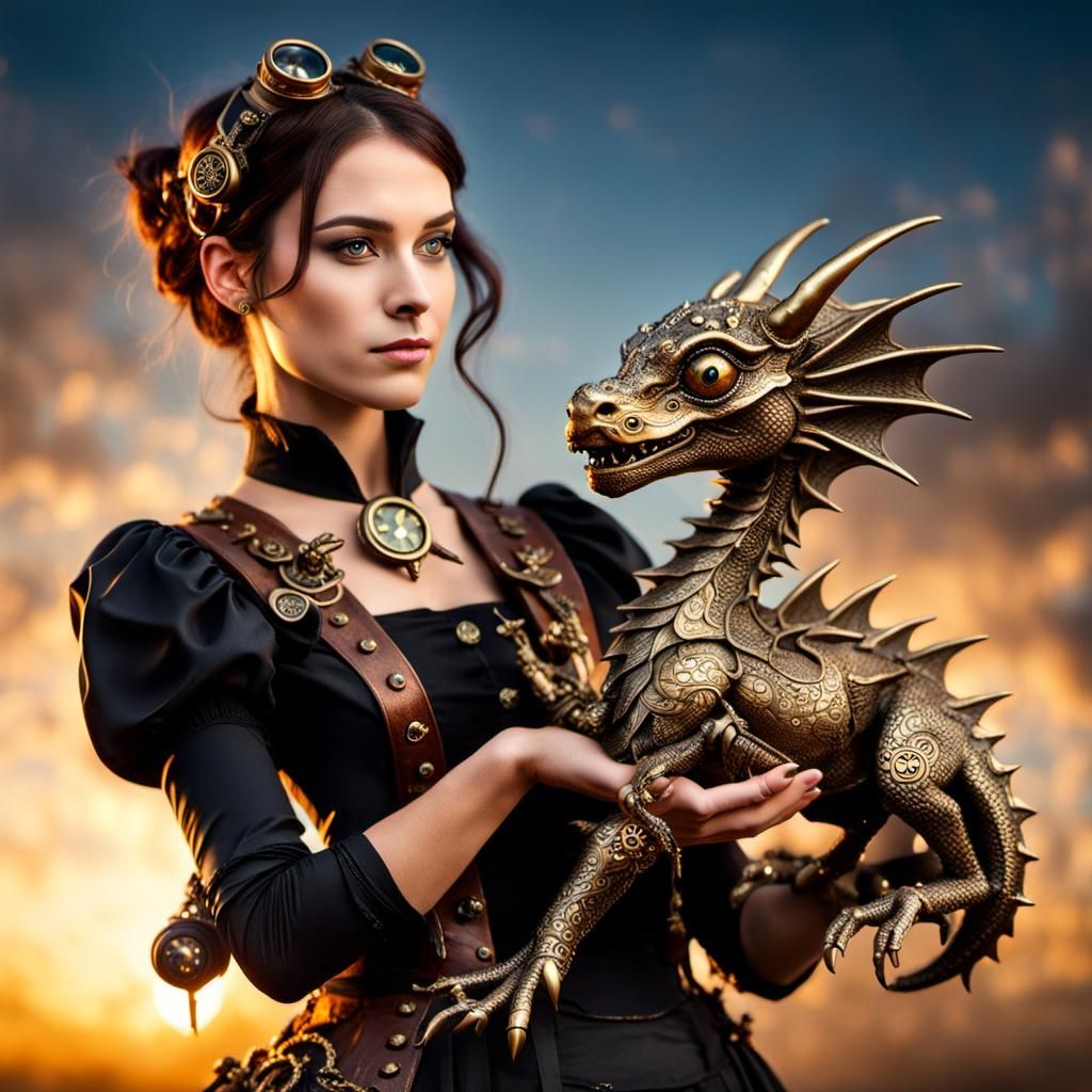 Pet Dragon AI Generated Artwork NightCafe Creator pin-su-c-trang-n-a-d