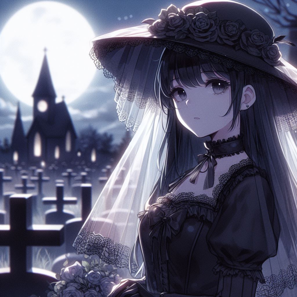 Night at the cemetery