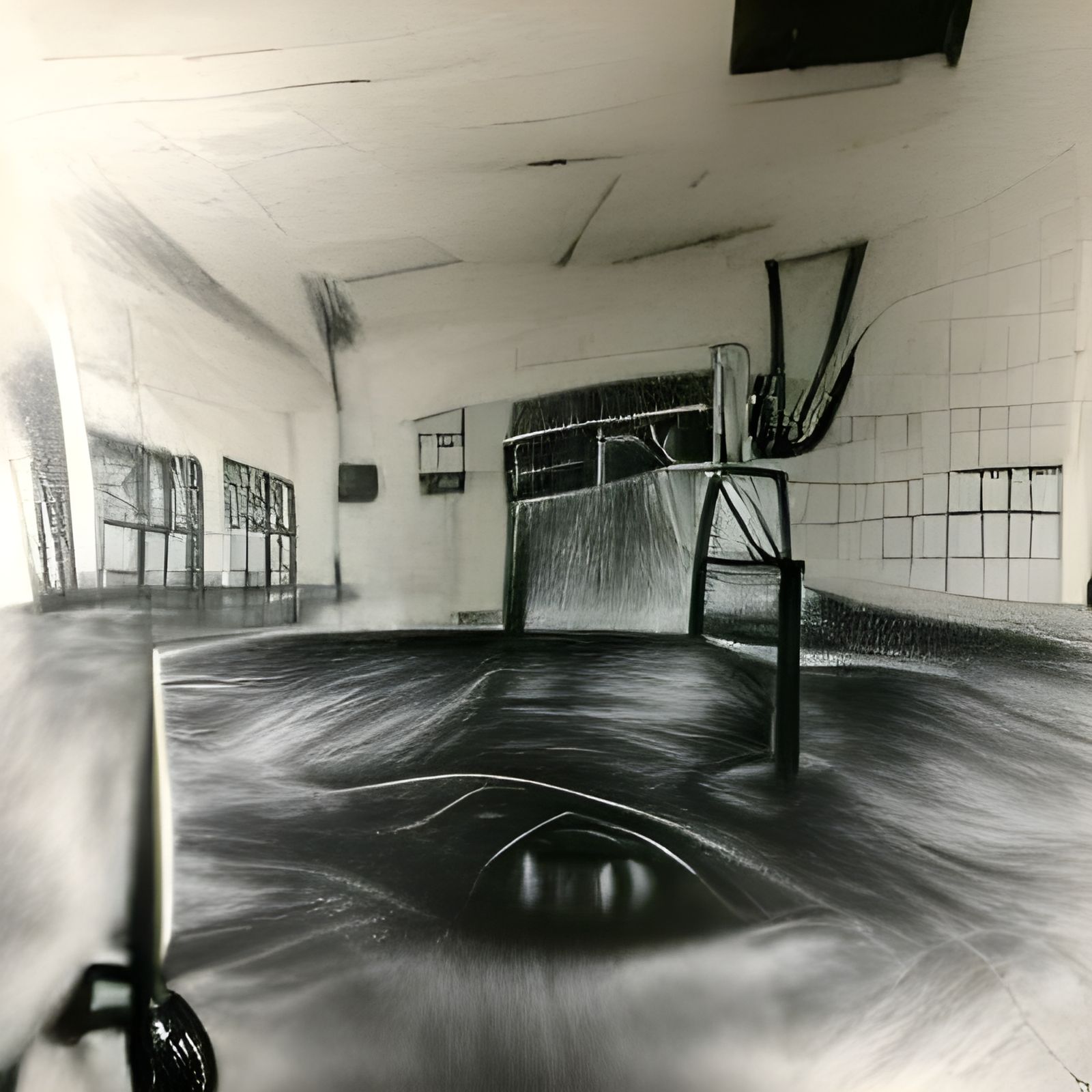 Trapped in a Dark Empty Gymnasium with Eyes Watching from th...