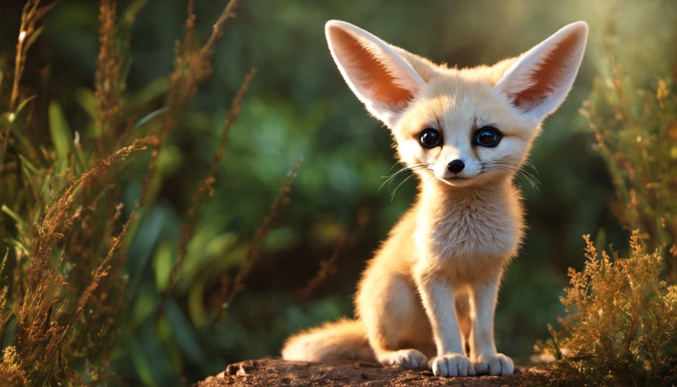 Adorable Baby Fennec Fox
