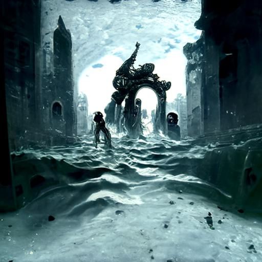 underwater abandoned atlantis city