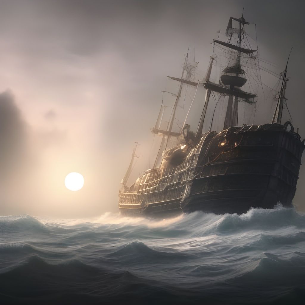 ghost ship - AI Generated Artwork - NightCafe Creator