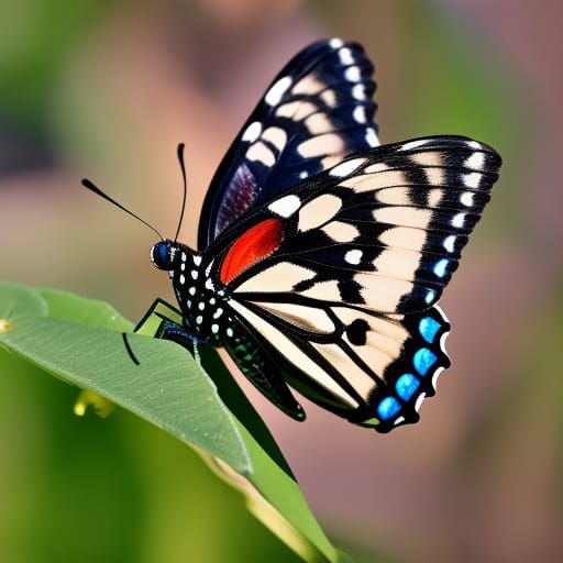 beautiful butterfly closeup   by @Al_in_Tanzania