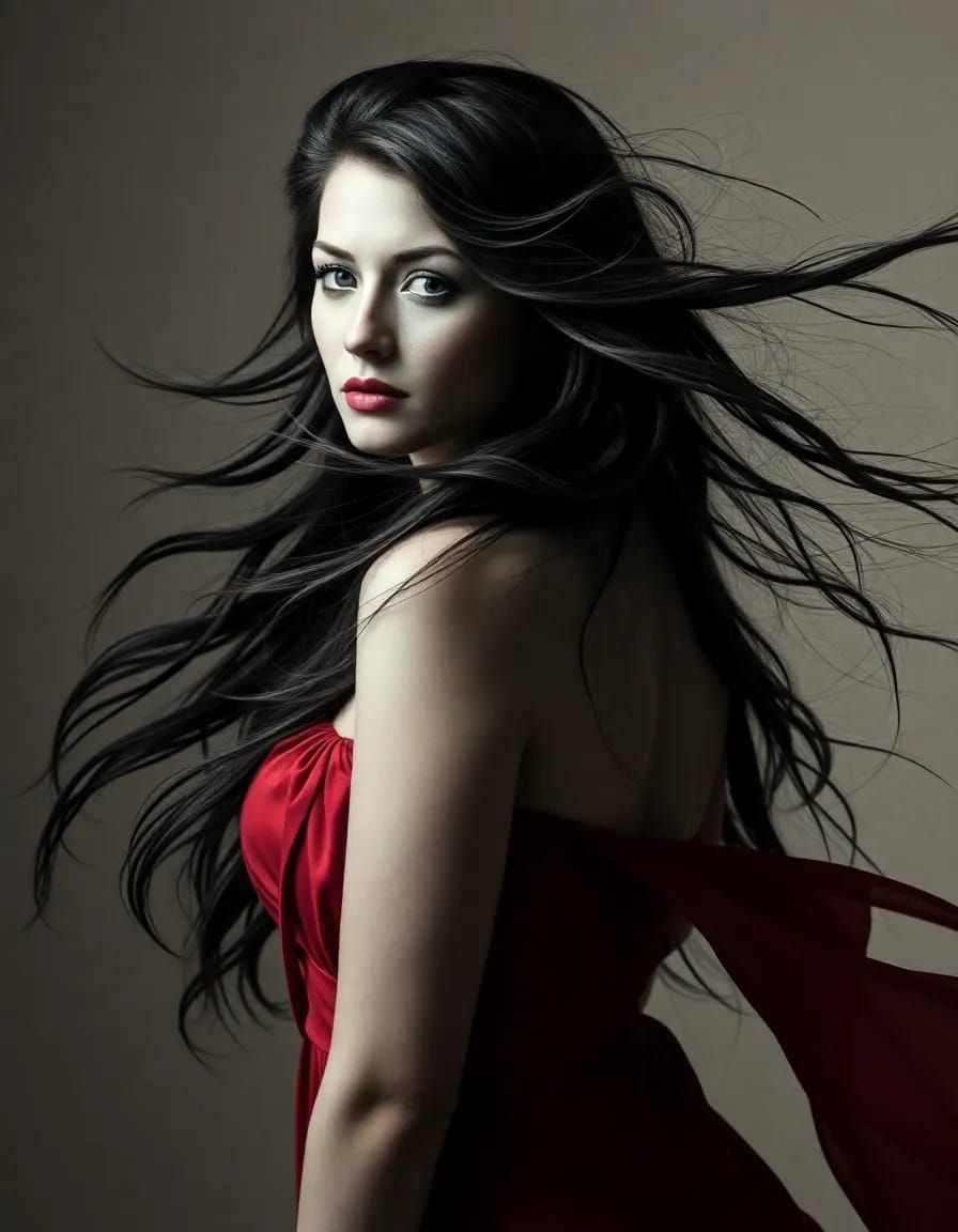 A beautiful woman's portrait