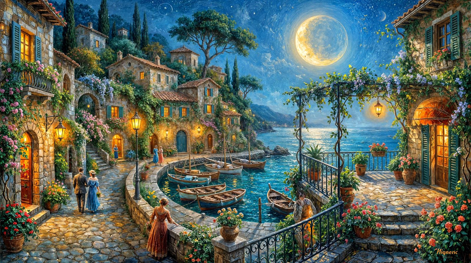 Mediterranean moonscape  by @nana