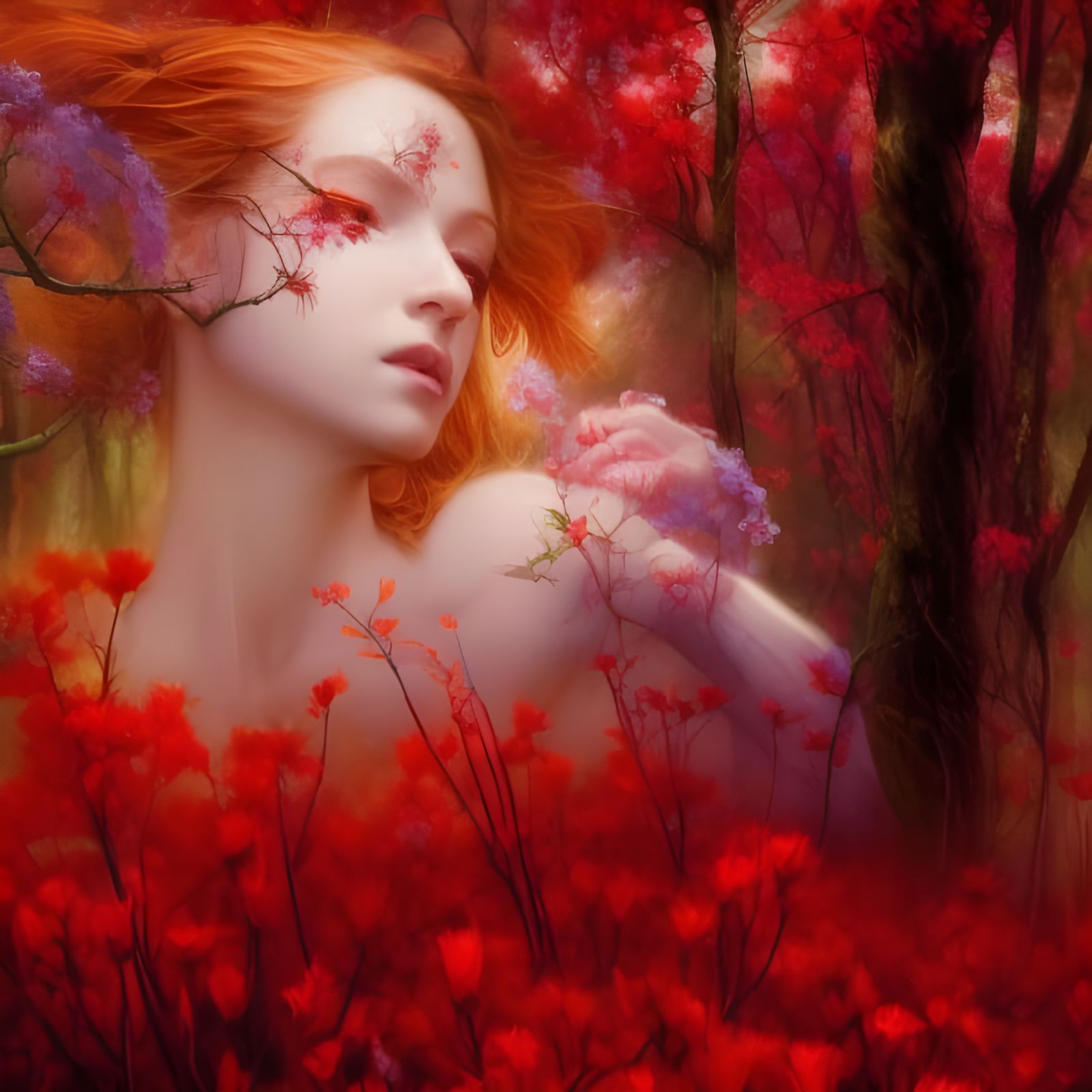 the-red-forest-fae-ai-generated-artwork-nightcafe-creator