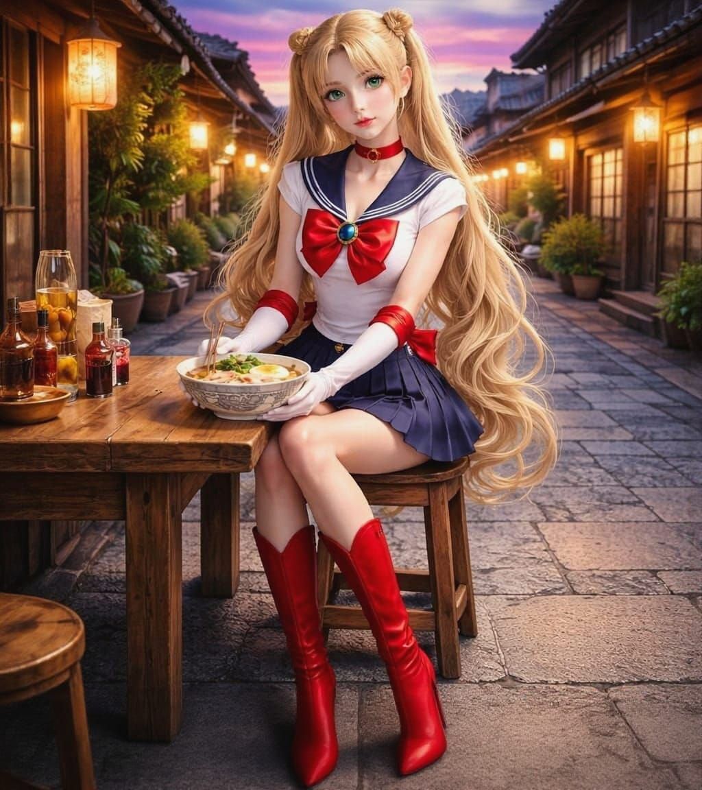 Sailor Moon IRL  by @JustD