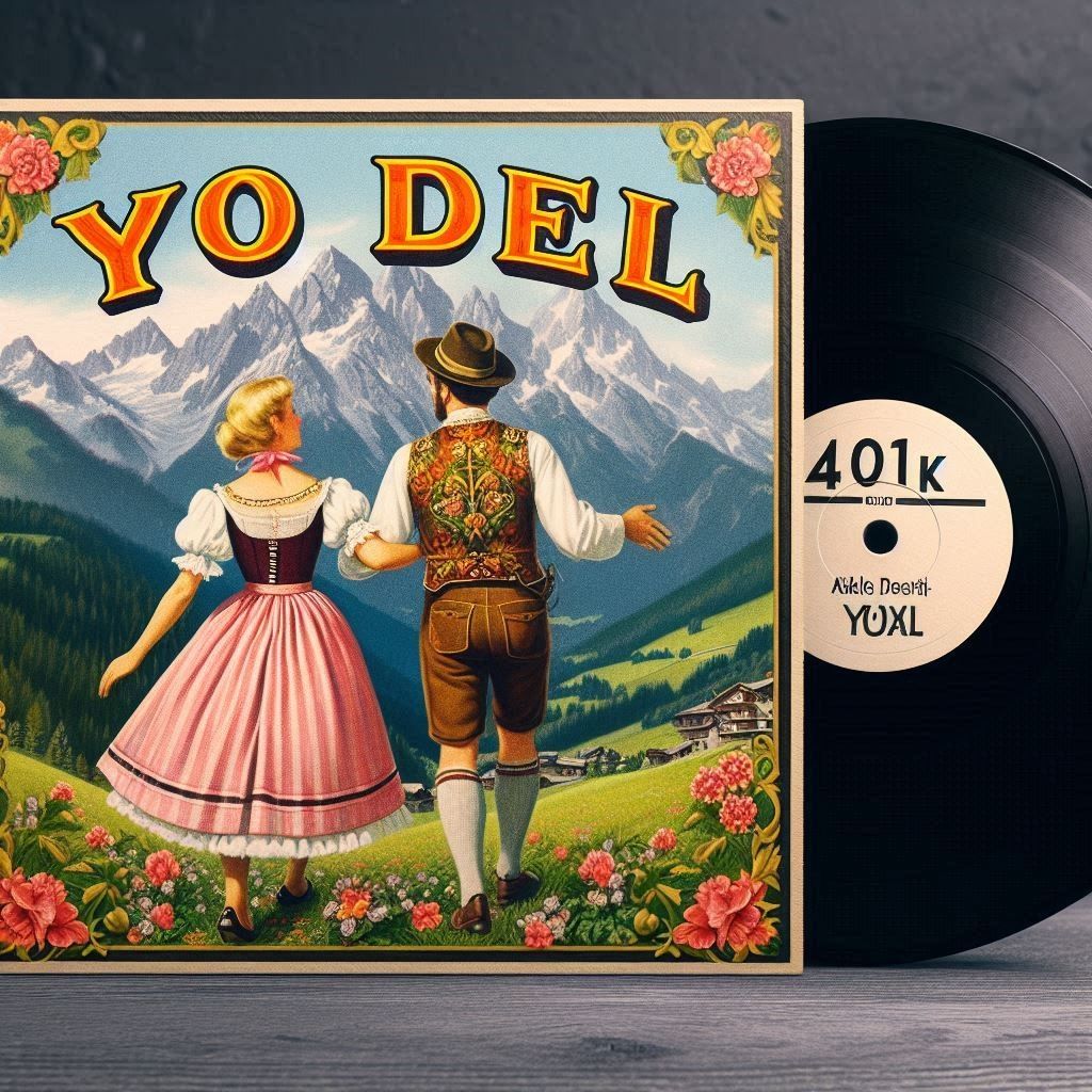 A vintage record sleeve