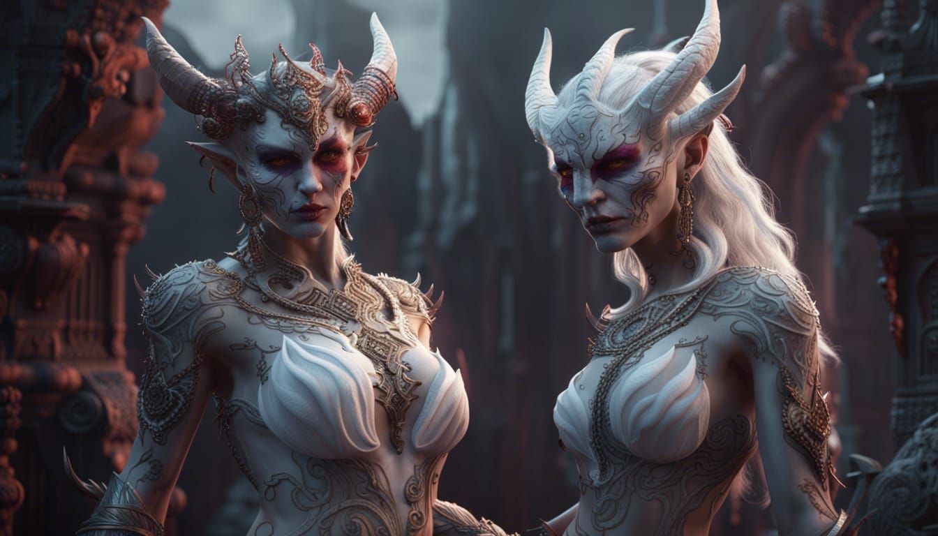 white demon concept