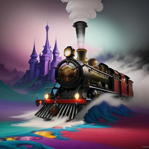 Steam engine Train