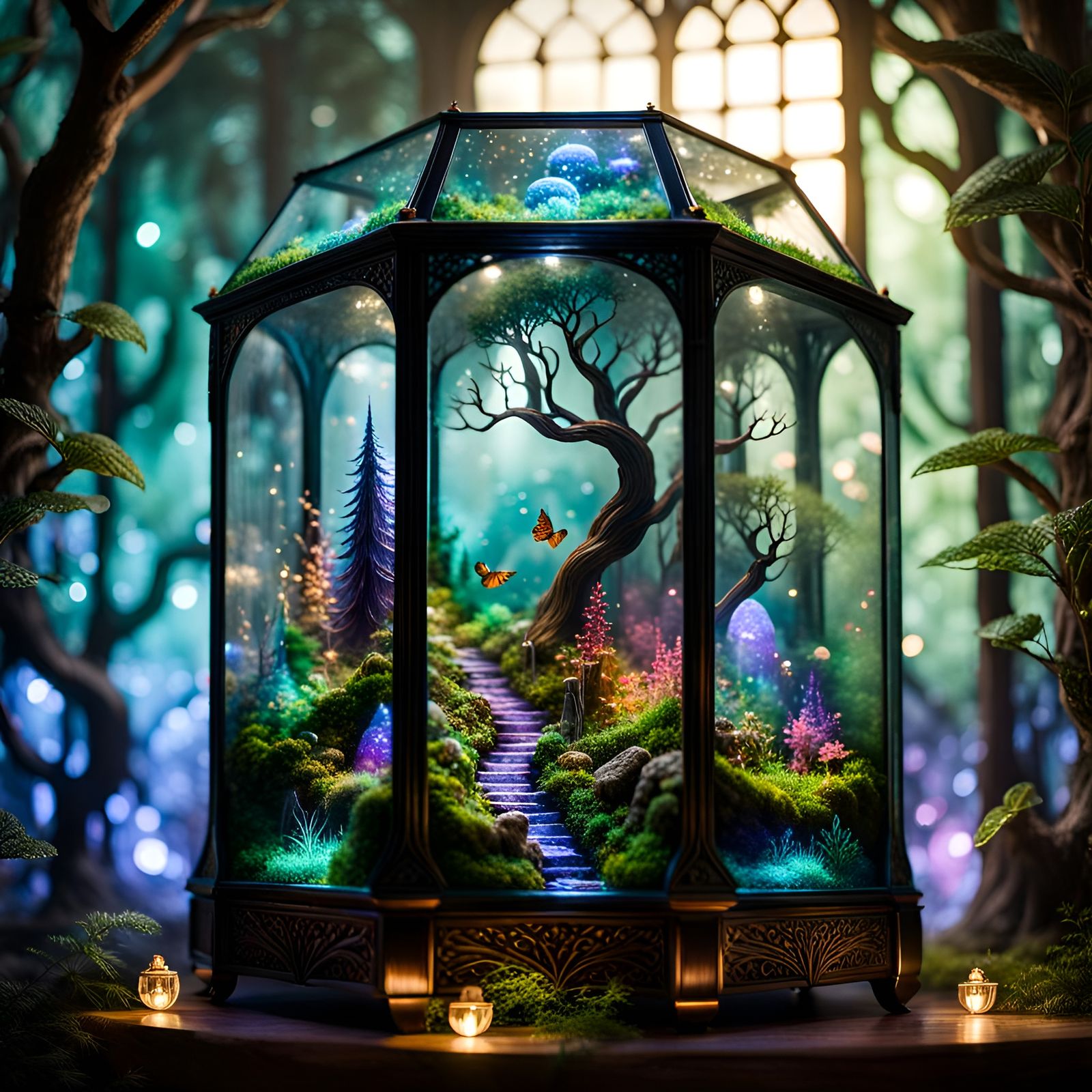 Butterfly Terrarium   by @Ailee