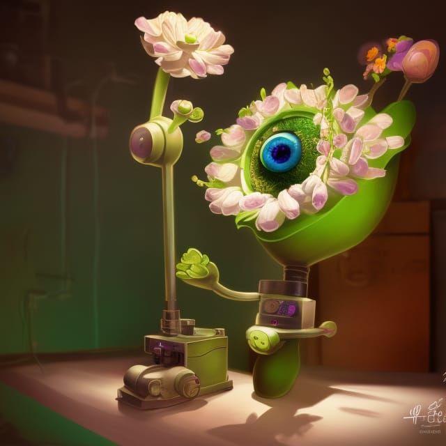 Flower maker machine AI Generated Artwork NightCafe Creator