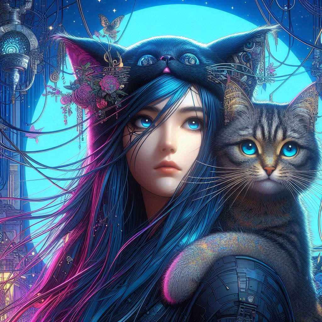 Girl n Cat
