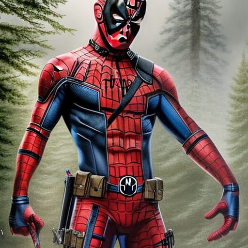 Deadpool wanna be Spiderman
