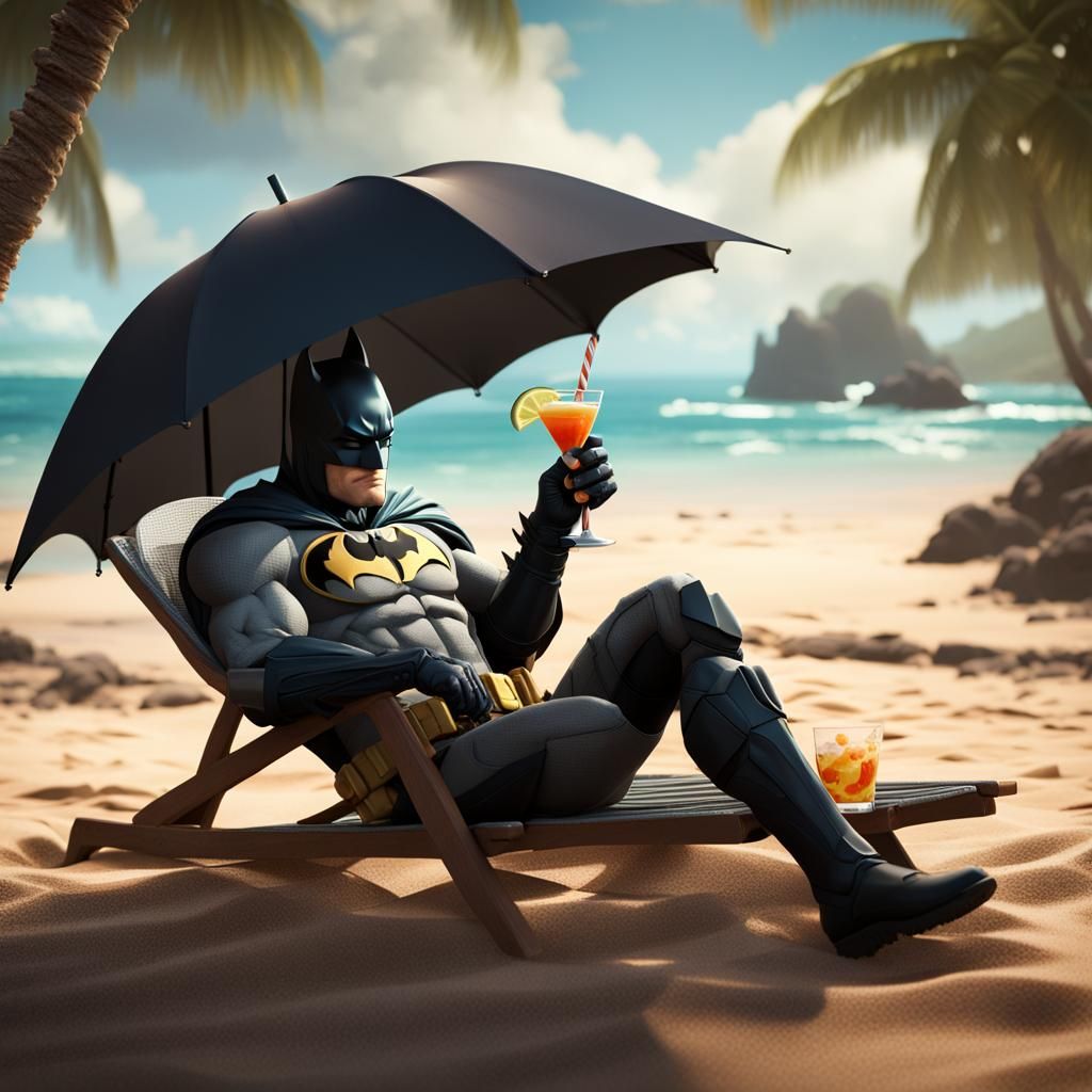 Batman on vacation