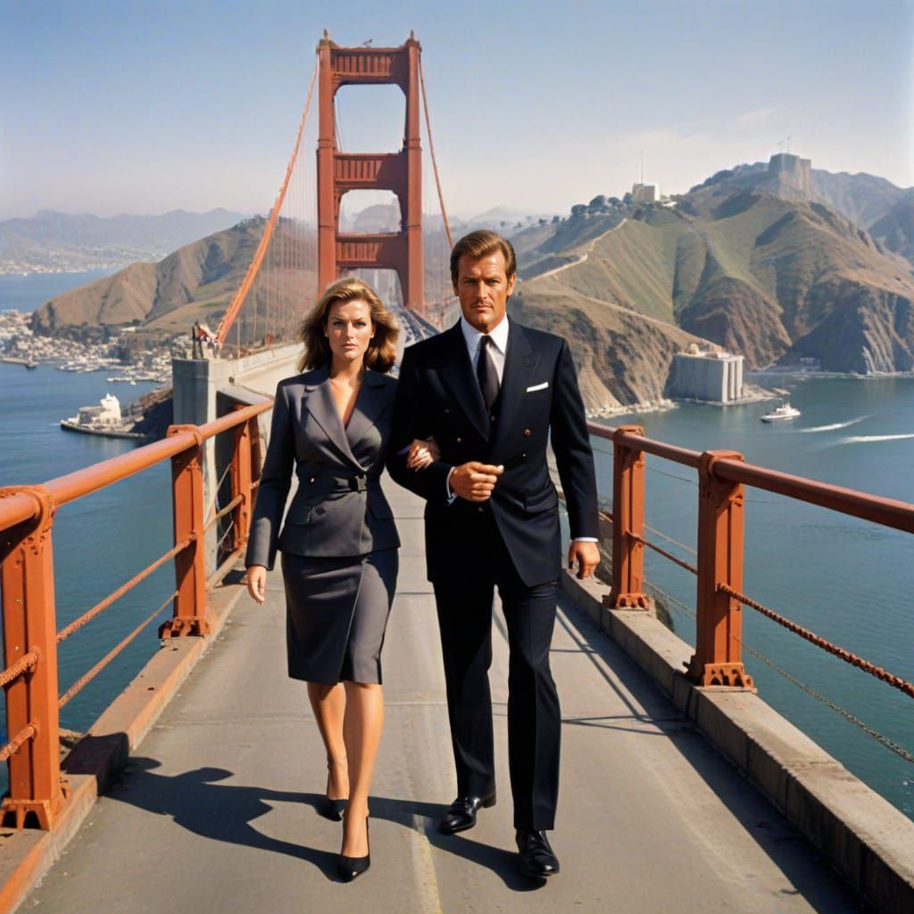 "A view to a kill" with Roger Moore and Stacey Sutton  by @wq